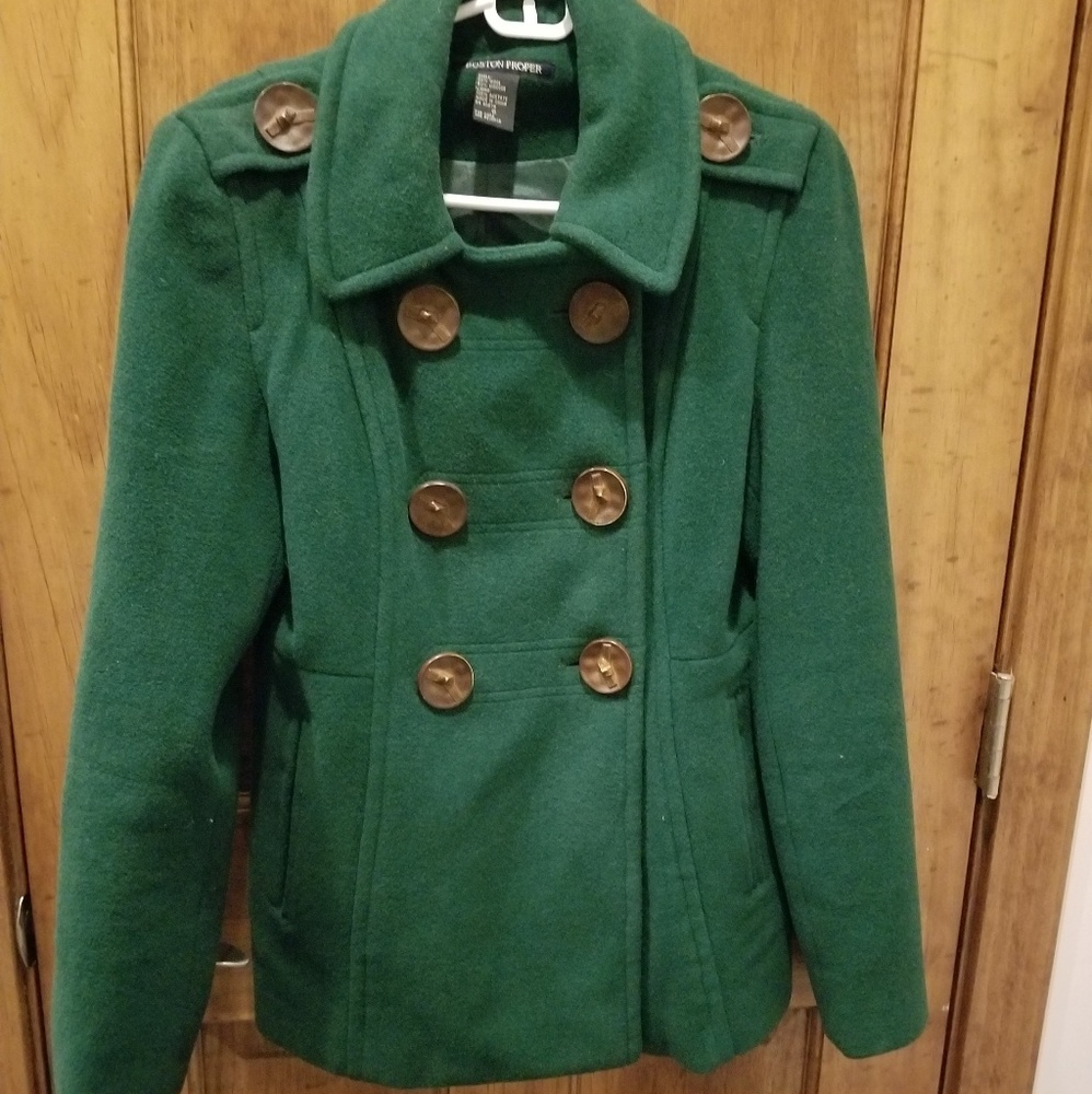 Ladies wool coat.
